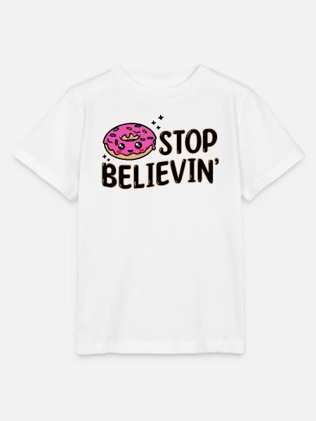 Süßigkeiten Naschen Statement Lecker Donut - Stanley/Stella Kinder T-Shirt MINI CREATOR  - Weiß