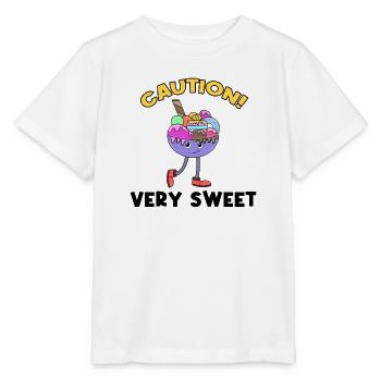 Donut Sweets Statement Délicieux Dessert - T-shirt bio MINI CREATOR Stanley/Stella Enfant - blanc - Devant - Maike (125cm)