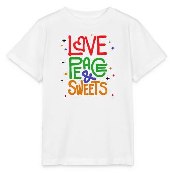 Sweets Statement Dessert Snacking Délicieux - T-shirt bio MINI CREATOR Stanley/Stella Enfant - blanc - Devant - Maike (125cm)