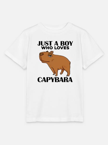 Capybara Junge - Stanley/Stella Kinder T-Shirt MINI CREATOR - Weiß
