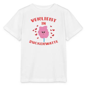 Candy Statement Bonbons Doux Sucrés - T-shirt bio MINI CREATOR Stanley/Stella Enfant - blanc - Devant - Maike (125cm)