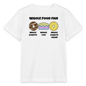 Donut Statement Bonbons Gâteau Dessert - T-shirt bio MINI CREATOR Stanley/Stella Enfant - blanc - Devant - Maike (125cm)