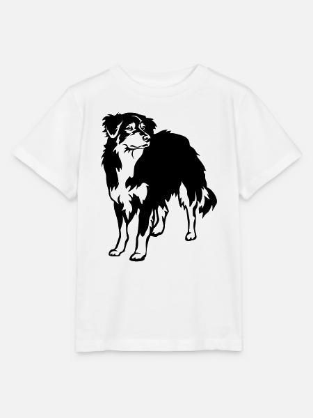 Australian Shepherd - Stanley/Stella Kinder T-Shirt MINI CREATOR - Weiß