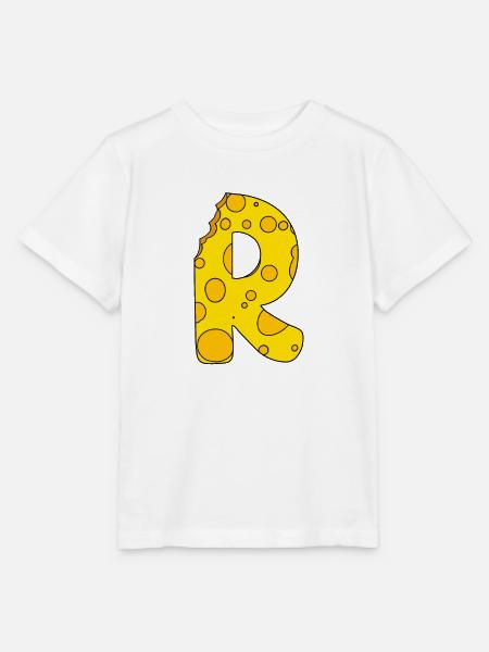 Buchstabe R - Stanley/Stella Kinder T-Shirt MINI CREATOR - Weiß