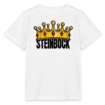 Gezeiten Esoterik Spruch Steinbock Tierkreis - Stanley/Stella Kinder T-Shirt MINI CREATOR  - Weiß - Vorne - Maike (125cm)