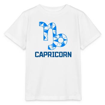 Zodiac Saying Capricorn Star Interpretation Galaxy - Stanley/Stella MINI CREATOR Kids’ T-Shirt - white - Front - Maike (125cm)
