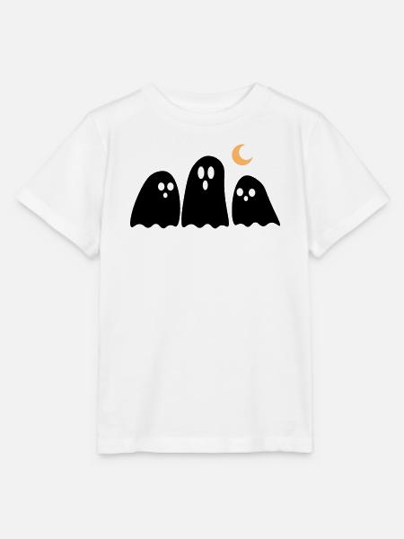 Halloween Geister Schwarz - Stanley/Stella Kinder T-Shirt MINI CREATOR - Weiß