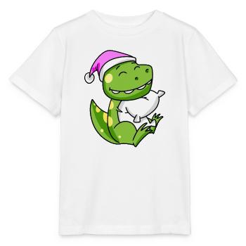 Dinosaure avec oreiller et bonnet de couchage - T-shirt bio MINI CREATOR Stanley/Stella Enfant - blanc - Devant - Maike (125cm)
