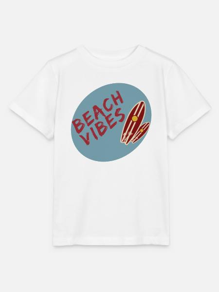 Beach Vibes - Beach Lovers - Stanley/Stella Kinder T-Shirt MINI CREATOR - Weiß