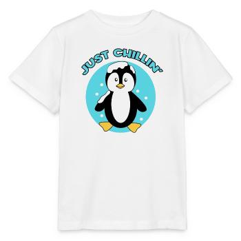 Arctique Animal Neige Pingouin froid Oiseau de mer Crème glacée Oiseau - T-shirt bio MINI CREATOR Stanley/Stella Enfant - blanc - Devant - Maike (125cm)