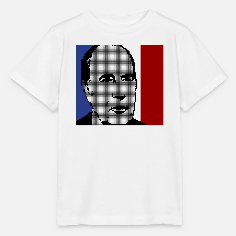 Mitterrand 1981 - T-shirt bio MINI CREATOR Stanley/Stella Enfant - blanc
