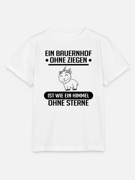 Ziege Ziegenbock Bock - Stanley/Stella Kinder T-Shirt MINI CREATOR - Weiß