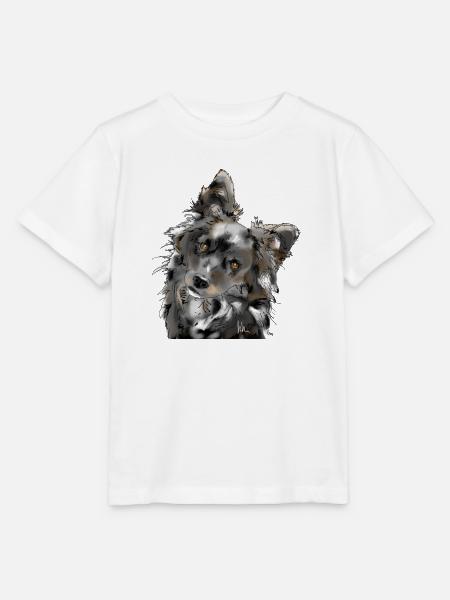 Australian Shepherd - Stanley/Stella Kinder T-Shirt MINI CREATOR - Weiß