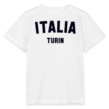 TURIN Italia Italien Italy - Stanley/Stella Kinder T-Shirt MINI CREATOR  - Weiß - Vorne - Maike (125cm)