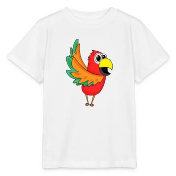 Parrot Jungle - Stanley/Stella MINI CREATOR Kids’ T-Shirt - white - Front - Maike (125cm)