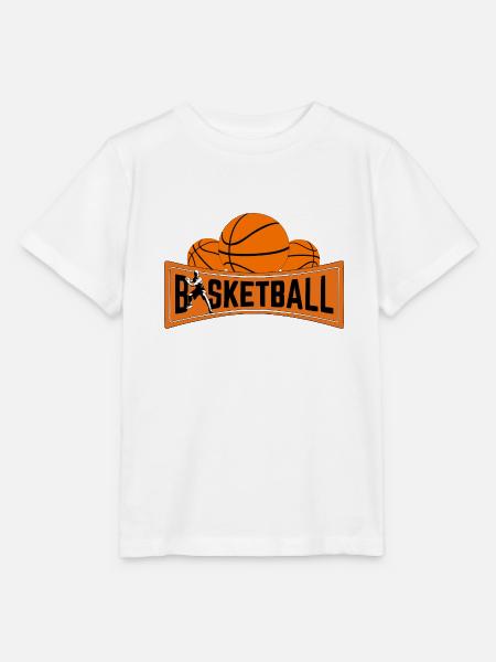 Basketball - Stanley/Stella Kinder T-Shirt MINI CREATOR  - Weiß