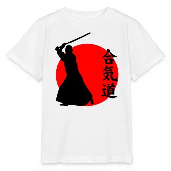 Aikido - Stanley/Stella Kinder T-Shirt MINI CREATOR  - Weiß - Vorne - Maike (125cm)