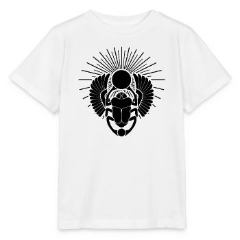 Egyptian winged beetle | God of Ancient Egypt - Stanley/Stella MINI CREATOR Kids’ T-Shirt - white - Front - Maike (125cm)