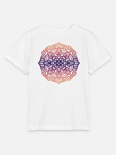 Mandala - Stanley/Stella Kinder T-Shirt MINI CREATOR - Weiß