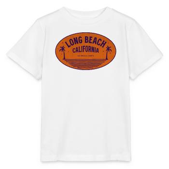 Vintage Long Beach Californie - T-shirt bio MINI CREATOR Stanley/Stella Enfant - blanc - Devant - Maike (125cm)