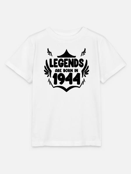 1944 - Jahrgang 1944 - Stanley/Stella Kinder T-Shirt MINI CREATOR  - Weiß