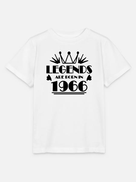 1966 - Jahrgang 1966 - Stanley/Stella Kinder T-Shirt MINI CREATOR - Weiß