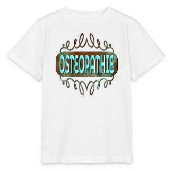 OSTEOPATHIE THERAPIE - PRAXIS - Stanley/Stella Kinder T-Shirt MINI CREATOR  - Weiß - Vorne - Maike (125cm)