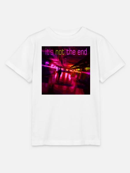 Neonpfad der Nacht - Stanley/Stella Kinder T-Shirt MINI CREATOR - Weiß