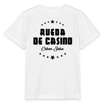 Rueda de Casino - Cuban Salsa - Stanley/Stella Kinder T-Shirt MINI CREATOR  - Weiß - Vorne - Maike (125cm)