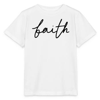 Foi - T-shirt bio MINI CREATOR Stanley/Stella Enfant - blanc - Devant - Maike (125cm)