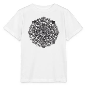 Mandala - Stanley/Stella Kinder T-Shirt MINI CREATOR  - Weiß - Vorne - Maike (125cm)