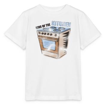 Stove - - Kitchen | King of the kitchen - Stanley/Stella MINI CREATOR Kids’ T-Shirt - white - Front - Maike (125cm)