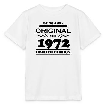 1972 - Baujahr 1972 - Jahrgang 1972 - Stanley/Stella Kinder T-Shirt MINI CREATOR  - Weiß - Vorne - Maike (125cm)