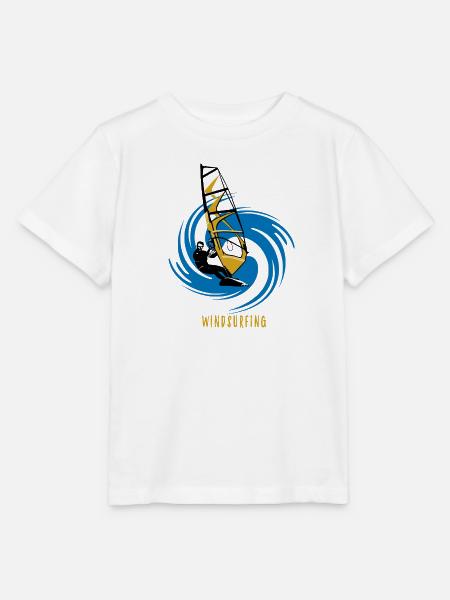 Windsurfen - Stanley/Stella Kinder T-Shirt MINI CREATOR - Weiß