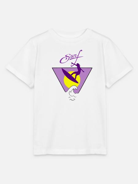 Surfen - Stanley/Stella Kinder T-Shirt MINI CREATOR - Weiß