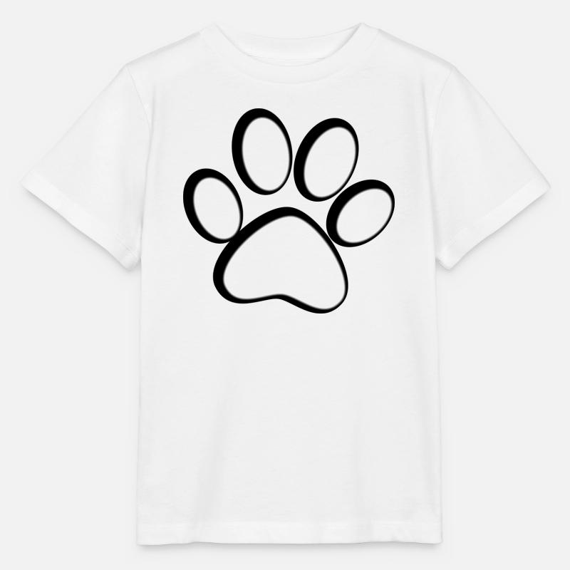 Patte de chat - T-shirt bio MINI CREATOR Stanley/Stella Enfant - blanc