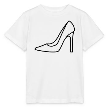 High Heel Icon Chaussure Femmes Femmes Contour Personnalisable - T-shirt bio MINI CREATOR Stanley/Stella Enfant - blanc - Devant - Maike (125cm)