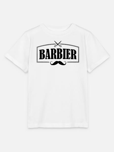 barber barbier shirt - Stanley/Stella Kinder T-Shirt MINI CREATOR - Weiß