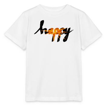 glücklich - Stanley/Stella Kinder T-Shirt MINI CREATOR  - Weiß - Vorne - Maike (125cm)
