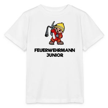 Feuerlöscher Brandschutz Feuerwehr Statement - Stanley/Stella Kinder T-Shirt MINI CREATOR  - Weiß - Vorne - Maike (125cm)