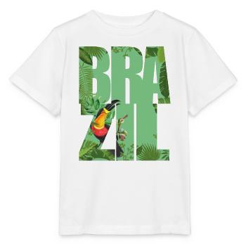 Brazil - Stanley/Stella MINI CREATOR Kids’ T-Shirt - white - Front - Maike (125cm)
