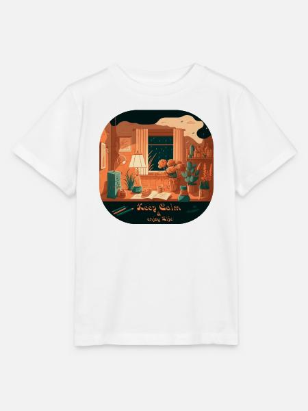 Keep Calm - Stanley/Stella Kinder T-Shirt MINI CREATOR - Weiß