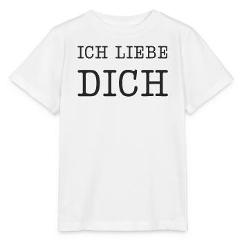 Ich liebe dich - Stanley/Stella Kinder T-Shirt MINI CREATOR  - Weiß - Vorne - Maike (125cm)
