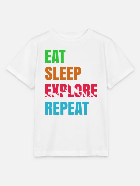 Naturerlebnis Bergwanderung Wandern Statement - Stanley/Stella Kinder T-Shirt MINI CREATOR  - Weiß