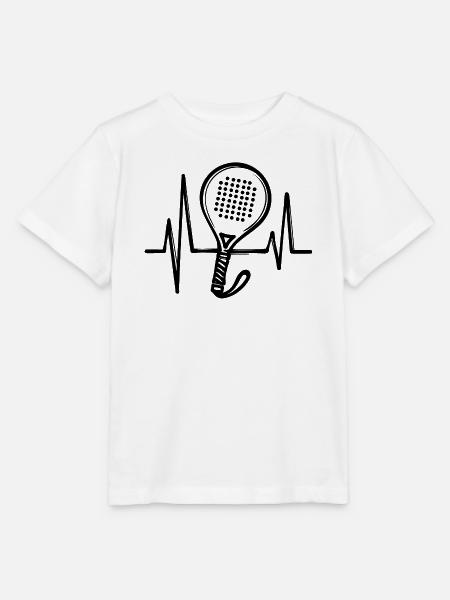 Schläger Sportart Training Padel Padelspiel - Stanley/Stella Kinder T-Shirt MINI CREATOR - Weiß