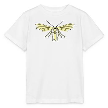 Feather moth - Stanley/Stella MINI CREATOR Kids’ T-Shirt - white - Front - Maike (125cm)