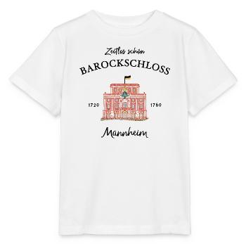 Mannheim, palais baroque emblématique, période de construction - T-shirt bio MINI CREATOR Stanley/Stella Enfant - blanc - Devant - Maike (125cm)