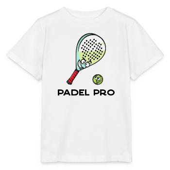Setback Statement Racket Ball Statement Padel - Stanley/Stella MINI CREATOR Kids’ T-Shirt - white - Front - Maike (125cm)