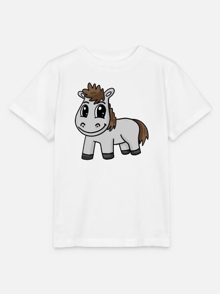 Pferd - Stanley/Stella Kinder T-Shirt MINI CREATOR - Weiß