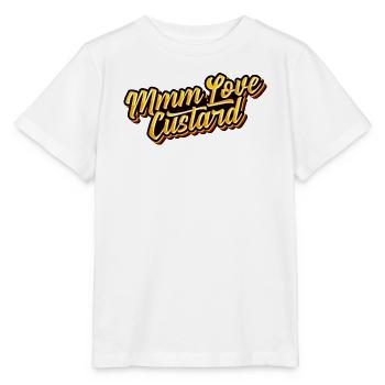 Love Custard (full colour) - Stanley/Stella MINI CREATOR Kids’ T-Shirt - white - Front - Maike (125cm)